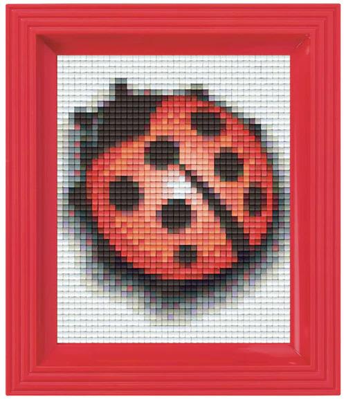Actual product image Pixelhobby Pixel gift packaging - ladybird with frame