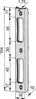 OK-Line U-Schliessbleche (Schliessblech)