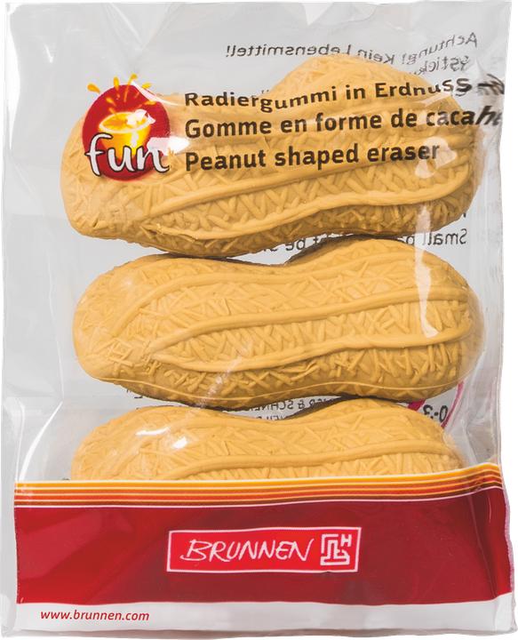 Image du produit 3 gommes Cacahuète beige