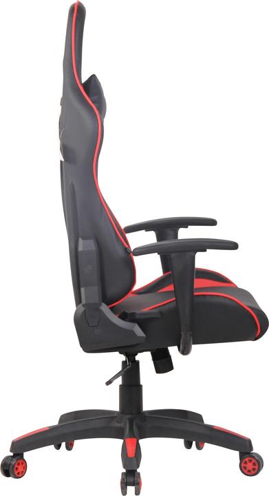 Produktbild Swisshandel24 Bürostuhl Sindel Kunstleder, schwarz/rot (48 - 58 cm)