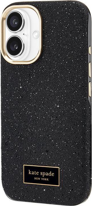 Kate Spade Crystal Pave MagSafe – iPhone 16 Hülle (Dunkelheit) (Apple iPhone 16)