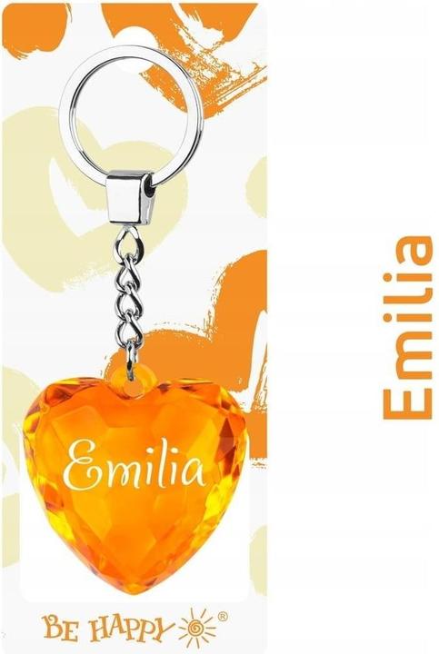 Actual product image Happy Color Emilia-Herz-Schlüsselanhänger