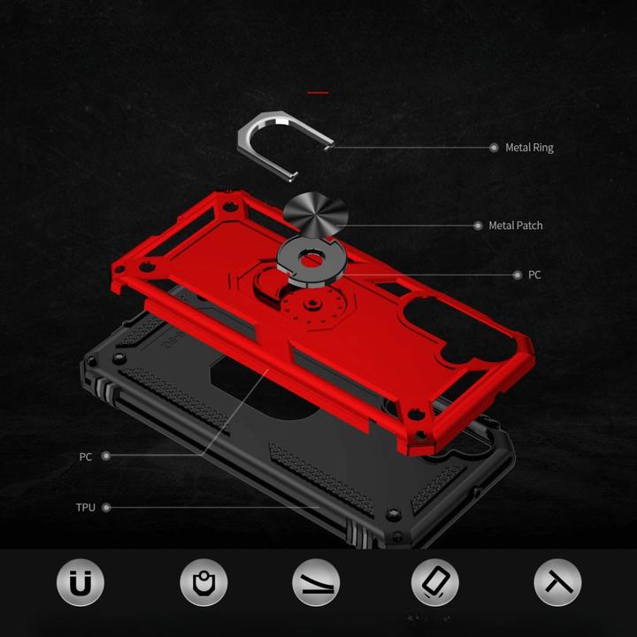 Actual product image Cover-Discount Galaxy A16 - Robust back cover with kickstand (Samsung Galaxy A16 5G)