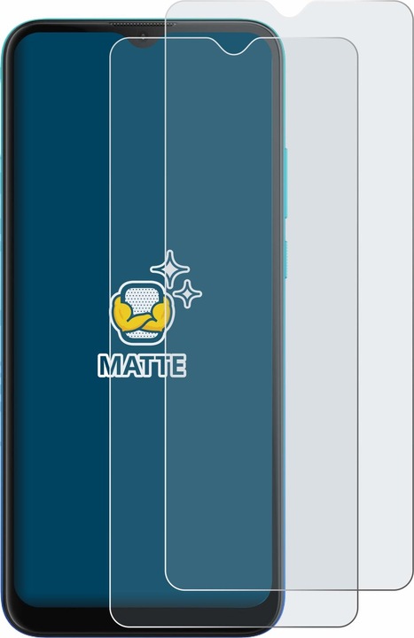 Actual product image BROTECT Anti-glare screen protector matt (2 Piece, Motorola Moto G8 Power Lite)