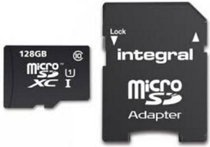 Productafbeelding micro SDXC MicroSDXC UHS-I Klasse 10 (128 GB, microSDXC, U1, UHS-I)