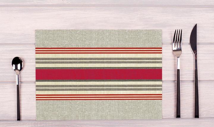 Image du produit PROnappe 400 sets de table Pays basque multicolore 30,0 x 40,0 cm (4 pcs, 40 x 30 cm)