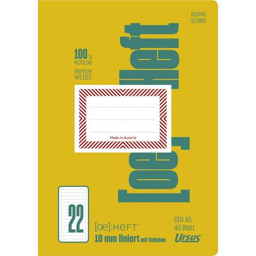 Immagine prodotto Format Quaderno Ursus Green FX22 Clima Neutro Bianco Foderato DIN A5 148 mm x 210 mm (A5, Righe)