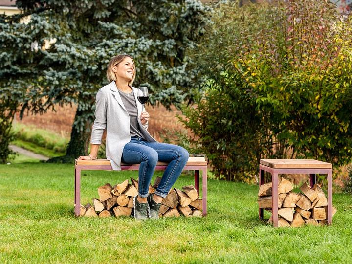 Produktbild Nouvel Outdoor-Hocker Wood, 40 x 40 x 46 cm