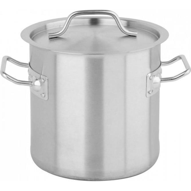 Yato HOHER BECHER MIT EDELSTAHLDECKEL, 20X20 6L, Pfanne + Kochtopf, Silber