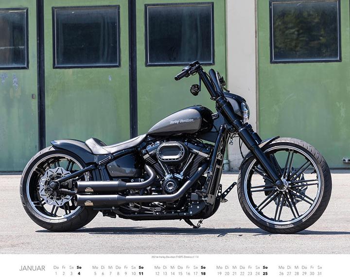 Produktbild Best of Harley Davidson Kalender 2026 Premium XXL (Harter Einband, Deutsch)