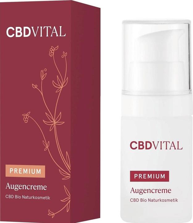 Produktbild CBD Vital Premium (Augenpflege Crème, Tag + Nacht, 15 ml)