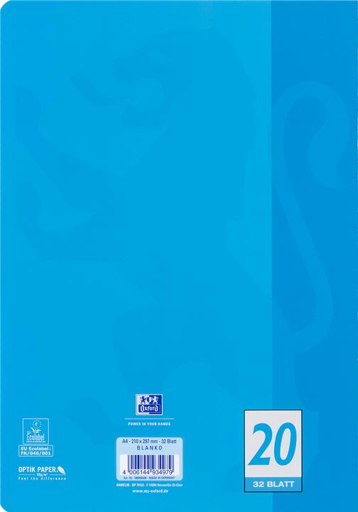 Produktbild Oxford Schulheft (A4, Blanko)