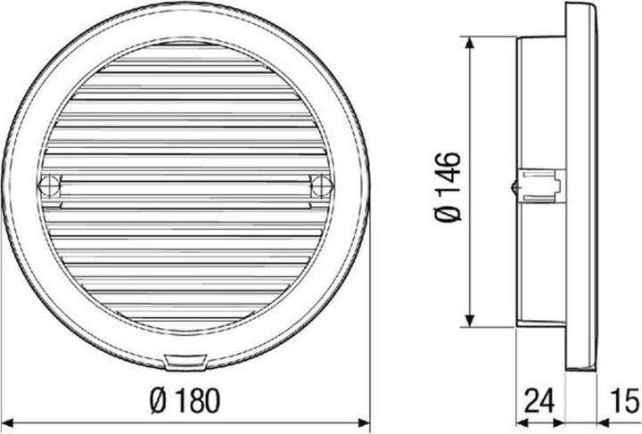 Produktbild Maico Aussenabdeckung weiss, E-Set PP45 PP 45 AKR