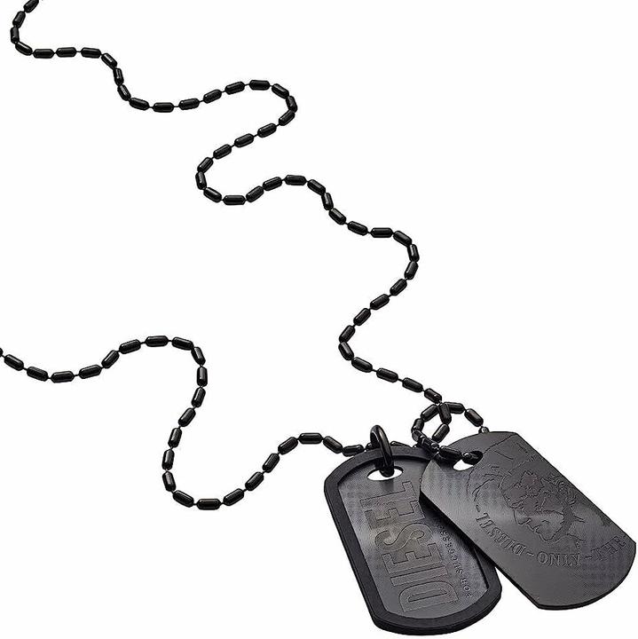 Produktbild Diesel Double Dogtags (Edelstahl, 60 cm)