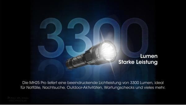 Produktbild Nitecore MH25 PRO - 3300 Lumen (15.36 cm, 3300 lm)