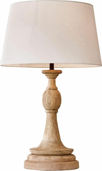 Produktbild Loberon Tischlampe Dardilly creme/braun (E27)