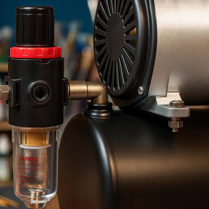 Image du produit Wiltec Adaptateur 90° sorties mâle/femelle 12,91mm (1/4") pour compresseur AS189 / AS196 / AF186