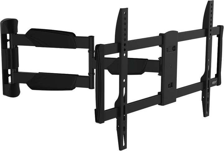 Actual product image ISY IWB 6300 TV wall mount, PREMIUM, VESA 600x400, FULLMOTION, 2 arms, black, black, black.