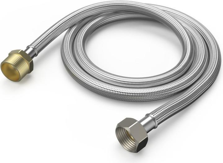 Produktbild Koenic KWSH-0100 Panzer-Zulaufschlauch-Verlängerung, 1 m