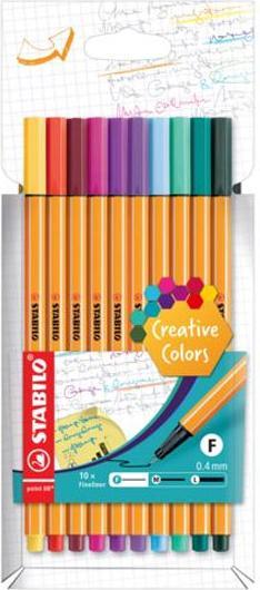Image du produit STABILO point 88 Fineliner (Multicolore, 10 x)