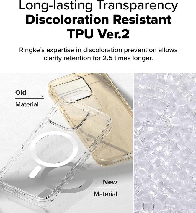 Produktbild Ringke Case for iPhone 16 Pro FUSION MAGNETIC CLEAR (Apple iPhone 16 Pro)