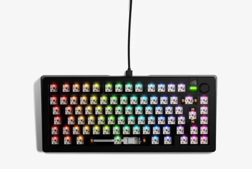 Actual product image Glorious GMMK 3 75% Barebones Wired Black - ISO (DE, Cable)