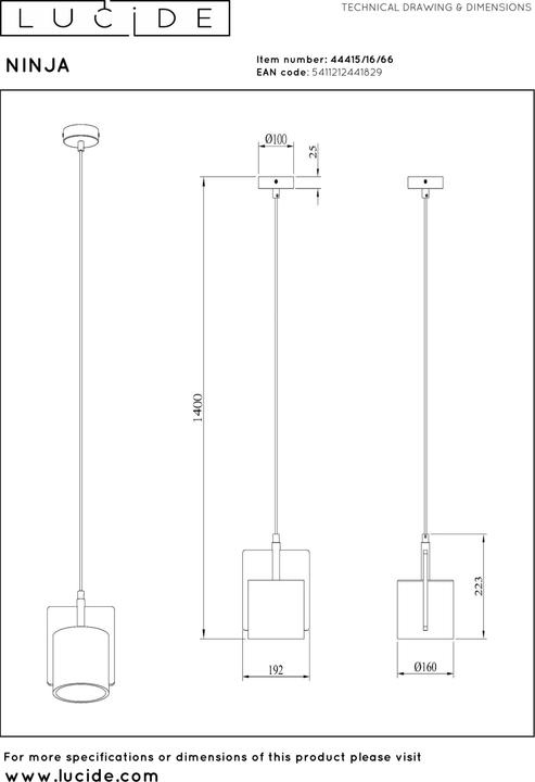 Produktbild Lucide Ninja (E27)