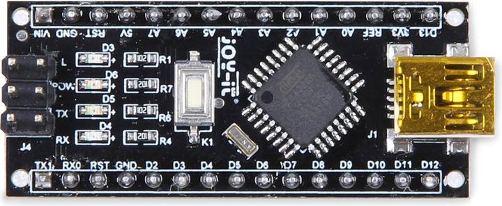 Immagine prodotto Joy-it ARD Nano V3 Scheda Nano compatibile con Arduino ATmega328 Mini-USB
