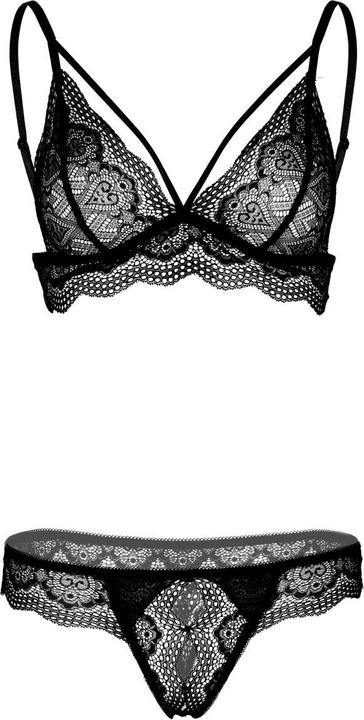 Daring Intimates Soutien-gorge et culotte sans culotte