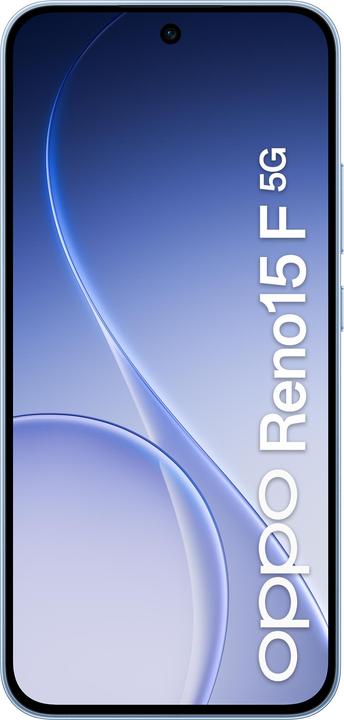 Actual product image OPPO 15 F 5G (256 GB, Aurora Blue, 6.57", Dual SIM, 5G)