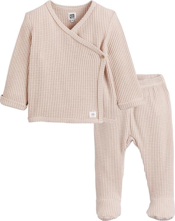 La Redoute Collections Set di 2 pezzi composto da giacca e pantaloni con piedini