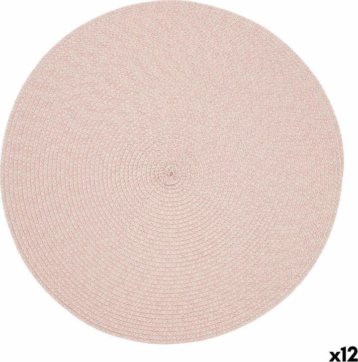 Produktbild Quid Platzset Vita Peoni Rosa Kunststoff 38 cm (Pack 12x) (12 Stk., Rund)