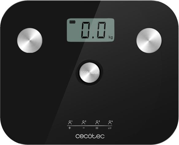 Actual product image Cecotec EcoPower 10100 Precision Surface Personal Scale with Bioimpedance Function and High-Security Glass S (180 kg)
