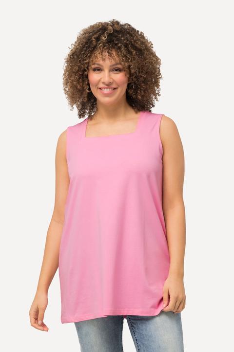 Produktbild Ulla Popken Longtop, Classic Fit, Carré-Ausschnitt, ärmellos (62)