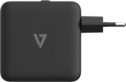 Actual product image V7 65w USB-C Pd Gan Ac Charger (65 W, 2 ports)