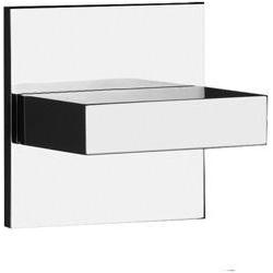 Gessi, Badarmatur, Rettangolo, Fertigmontageset für Absperrventil für Hochleistungsthermostat, Anschlüsse 3/4