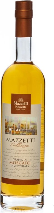 Actual product image Mazzetti d'Altavilla Grappa di Moscato Invecchiata 0,7l 43%