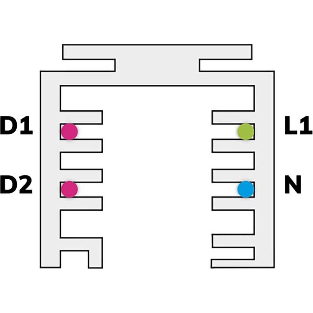 Thumbnail - Isoled, Zubehör Beleuchtung, 3-PH Schienen-Strahler fokussierbar, 36W, 30°-50°, schwarz matt, 4000K, CRI92, DALI dimmbar
