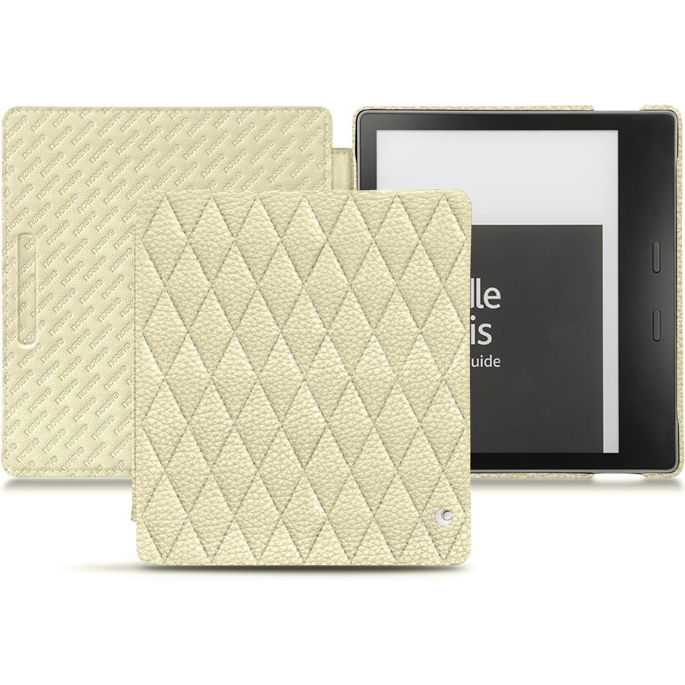 Noreve Lederschutzhülle horizontal (Kindle Oasis 2017), Tablet Hülle, Beige