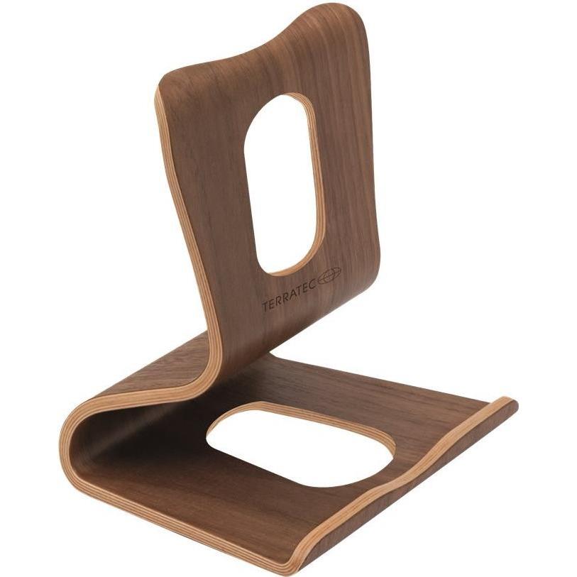 Thumbnail - Terratec Holz eins Tablet stand of genuine wood, Tablet Halterung, Braun