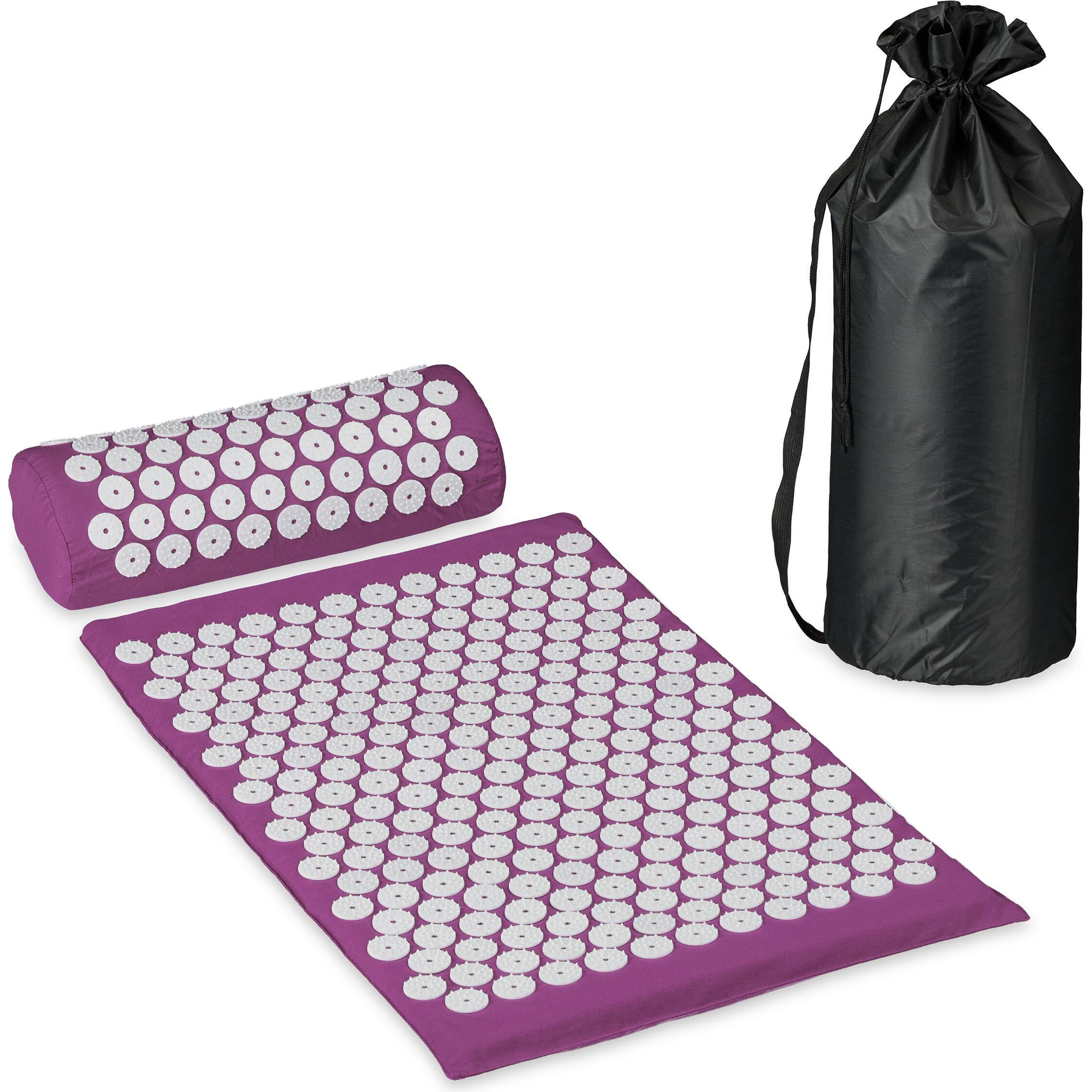 Relaxdays, Massagegerät, 3-tlg. Akupressurmatten-Set