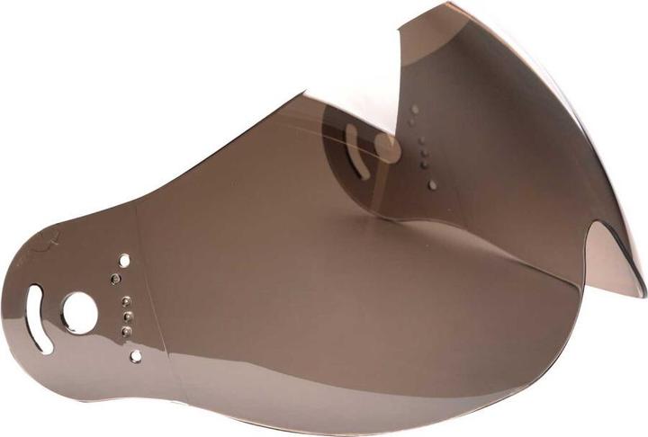 Edguard Kurzvisier für Motorradhelm rauchfarben