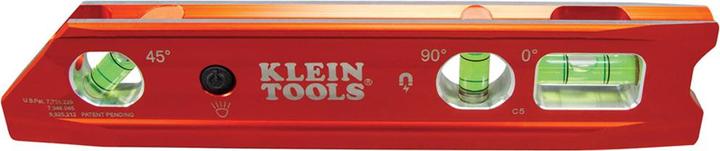 Actual product image Klein Tools 935RBLT Illuminated Torpedo Billet Spirit Level (30 cm)