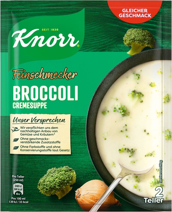 Produktbild Knorr Feinschmecker Broccoli Suppe ergibt 500 ml (500 ml)