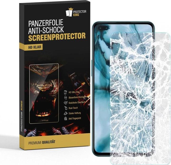 Actual product image Protectorking 3x Panzerfolie Anti-Shock HD Klar (3 Piece, OnePlus North)