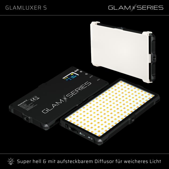 Produktbild Wiltec GlamSeries GlamLuxer S LED-Panel Beleuchtung 3200-5600K Stativ Make-Up Light