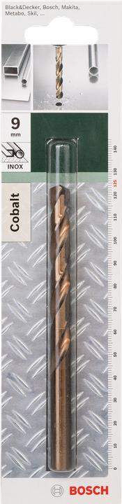 Actual product image Bosch Zubehör Metal drill HSS-Co, DIN 338 D= 9.0 mm L= 125 mm (9 mm)