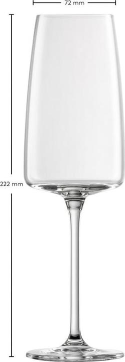 Produktbild Zwiesel ZWG Sektk. Vivid Senses 388ml (38.80 cl, 1 Glas, Sektgläser)