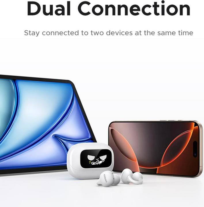 Produktbild Ugreen S6 ClipBuds Magic WS208, White (ANC, Kabellos)