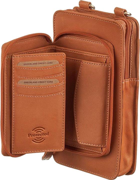 Image du produit Greenland Nature Nature Soft Handy Bag Porte-monnaie en cuir 11 cm